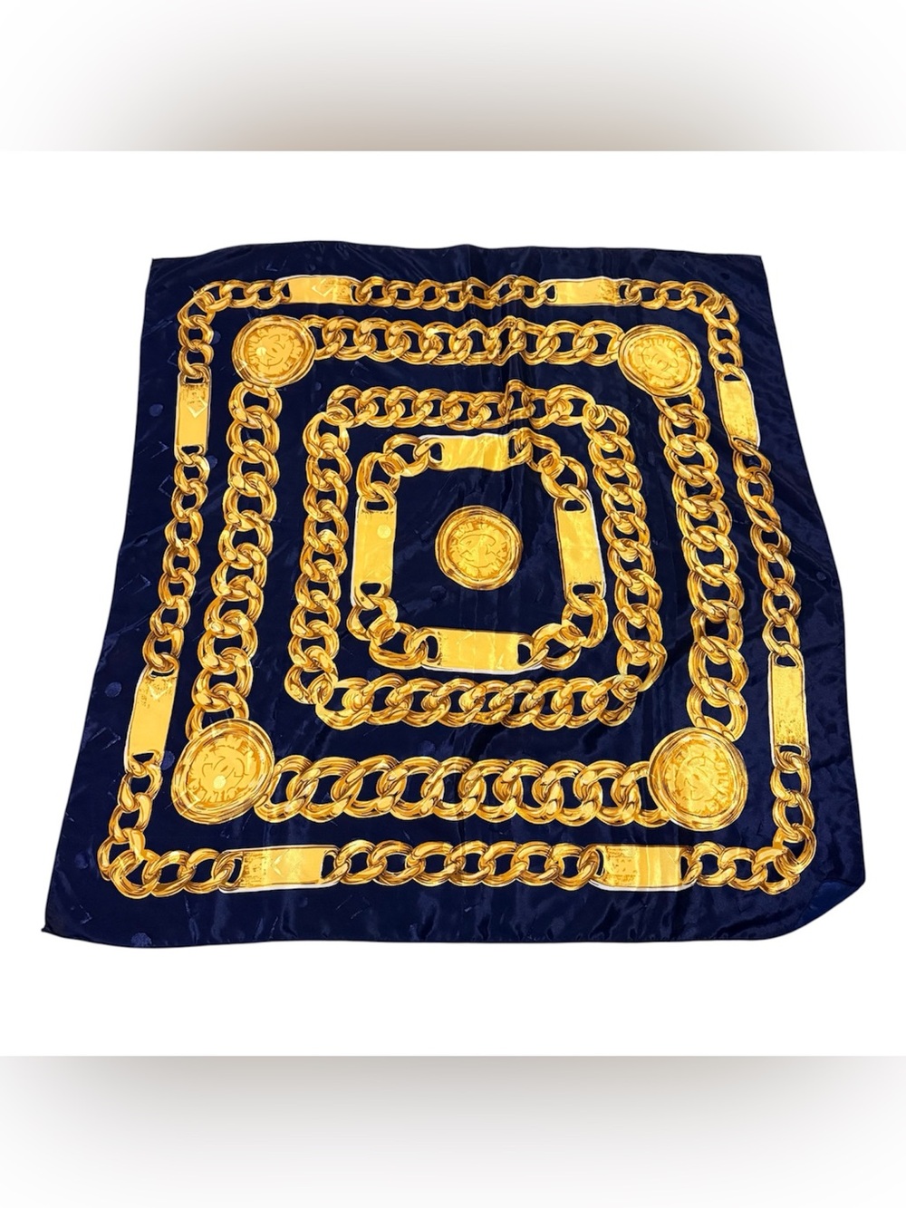 Chain Link Silk Scarf